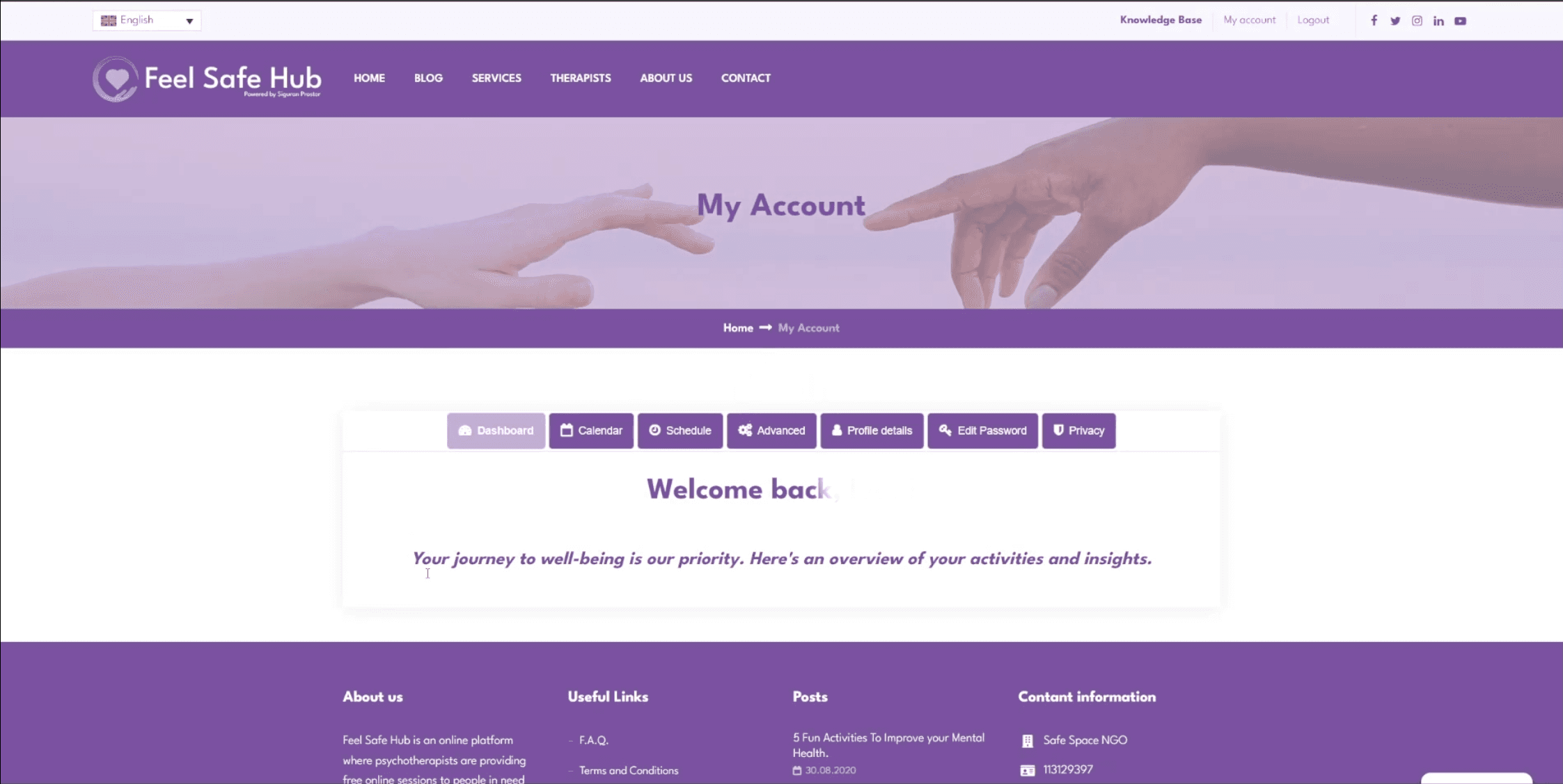 FeelSafeHub - Mental Health Support Platform